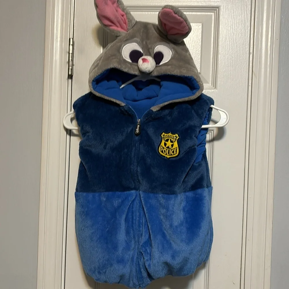 Disney Zootopia Judy Hopps fluffy Vest for Kids